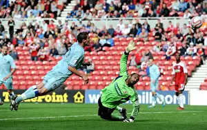 Images Dated 2011: Lucas Jutkiewicz Scores First Goal for Coventry City in Npower Championship Match vs