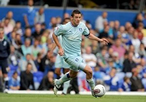 Images Dated 13th August 2011: Lukas Jutkiewicz of Coventry City Faces Off Against Birmingham City in the 2011-12 Npower Football