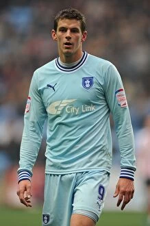 Images Dated 5th November 2011: Lukas Jutkiewicz: Coventry City's Star Striker Shines Against Southampton (5-11-2011, Ricoh Arena)