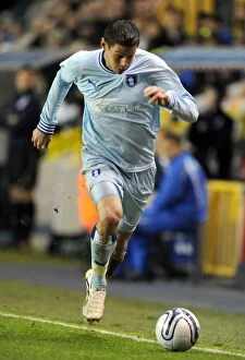 Images Dated 1st November 2011: Lukas Jutkiewicz Scores for Coventry City: Millwall vs. Coventry (November 1, 2011)