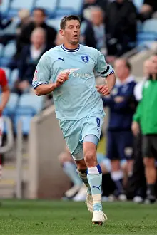 Images Dated 15th October 2011: Lukas Jutkiewicz Scores for Coventry City Against Nottingham Forest in Npower Championship (15-10-2011)