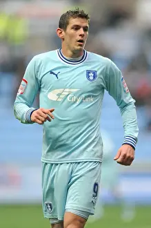 Images Dated 5th November 2011: Lukas Jutkiewicz Scores for Coventry City Against Southampton in Npower Championship Match (5-11-2011)