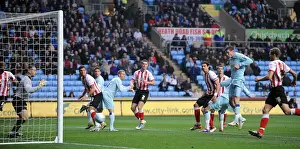 Images Dated 2011: Lukas Jutkiewicz Scores First Goal for Coventry City vs