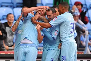 Images Dated 10th September 2011: Lukas Jutkiewicz Scores Penalty for Coventry City Against Derby County in Championship Match