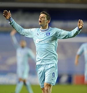 Images Dated 1st November 2011: Lukas Jutkiewicz's Disappointment: Coventry City vs Millwall, Npower Championship (01-11-2011)