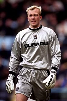 Images Dated 24th February 2001: Magnus Hedman: Coventry City Goalkeeper in Action vs Charlton Athletic (FA Carling Premiership)