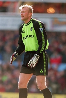 Classic Match Prints: Magnus Hedman Faces Aston Villa in FA Carling Premiership at Villa Park (27th February 1999)