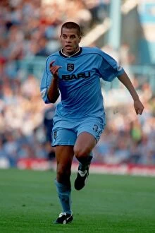 Images Dated 19th August 2001: Marcus Hall in Action: Coventry City vs. Wolverhampton Wanderers (2001)