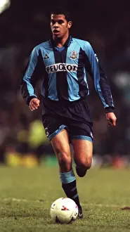 Images Dated 1997: Marcus Hall in Action: Coventry City vs Manchester United (1990s)