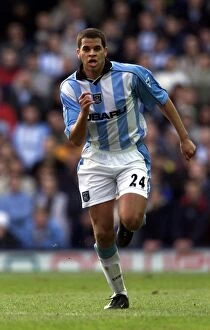 Images Dated 24th February 2001: Marcus Hall: Coventry City's Elusive Midfielder Outwits Charlton Athletic Defenders during FA