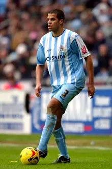 Images Dated 2006: Marcus Hall vs Burnley: A Moment from Coventry City's February 25