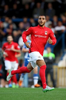 Prints of Coventry Citys Marcus Tudgay Capital One Cup Prints: Marcus Tudgay in Action: Coventry City vs Rochdale, Capital One Cup First Round