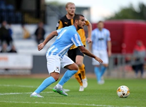 Images Dated 2015 July: Marcus Tudgay in Pre-Season Action: Coventry City vs Cambridge United at Abbey Stadium