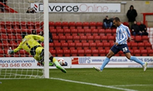 Marcus Tudgay Scores Coventry City's Second Goal in Sky Bet League One Match Against Swindon Town
