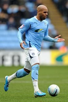 Images Dated 28th December 2010: Marlon King in Action for Coventry City against Queens Park Rangers at Ricoh Arena
