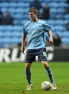 Images Dated 2010: Martin Cranie in FA Cup Action: Coventry City vs Portsmouth