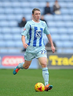 Images Dated 2014 November: Matthew Pennington in Action: Coventry City vs Walsall (Sky Bet League One) - Ricoh Arena