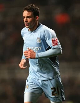 Images Dated 17th February 2010: McIndoe in Action: Coventry City vs. Newcastle United, Championship Clash at St