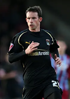 Images Dated 2009 December: McIndoe in Action: Coventry City vs Scunthorpe United, Championship 2009