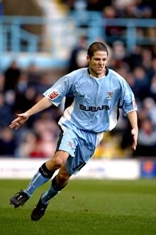 Images Dated 12th February 2005: Michael Doyle in Action: Coventry City vs Burnley (Highfield Road, 12-02-2005)