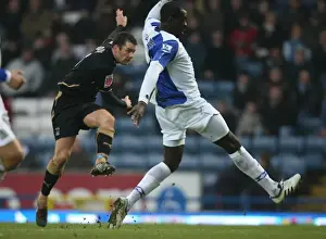 Images Dated 2009 February: Michael Doyle Scores Coventry City's Second Goal in FA Cup Fifth Round Clash Against Blackburn Rovers (February 14)