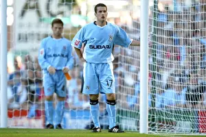 Images Dated 2004: Michael Doyle's Heroic Goalpost Defense: Coventry City vs. Sunderland (07-08-2004)