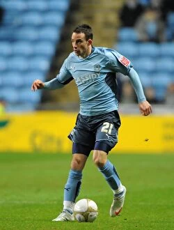 Images Dated 12th January 2010: Michael McIndoe in FA Cup Action: Coventry City vs Portsmouth, Ricoh Arena (January 12, 2010)