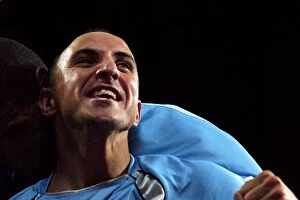 Images Dated 26th September 2007: Michael Mifsud's Double Stunner: Coventry City's Historic Upset over Manchester United in Carling