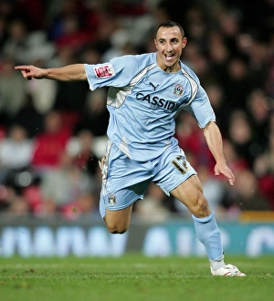 Classic Match Prints: Michael Mifsud's Double Stunner: Coventry City's Historic Upset at Old Trafford (September 2007)