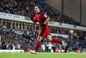 05-01-2008 v Blackburn Rovers Collection: Michael Mifsud's Goal Celebration: Coventry City's FA Cup Upset Against Blackburn Rovers