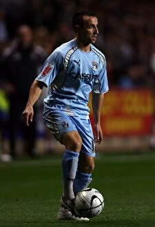 30-10-2007 Carling Cup Round 4 v West Ham United Collection: Michael Mifsud's Stunner: Coventry City's Upset Win Over West Ham United in Carling Cup Round 4