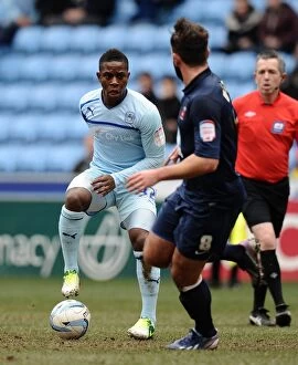 Images Dated 16th March 2013: Moussa vs Walton: Coventry City vs Hartlepool United Clash at Ricoh Arena, Npower League One