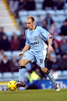 Images Dated 2005: Neil Wood in Action: Coventry City vs Burnley (February 12, 2005)