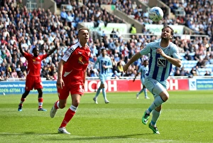 Images Dated 2015 April: Nick Proschwitz Scores: Coventry City vs Crewe Alexandra in Sky Bet League One at Ricoh Arena