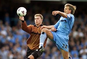 19-08-2001 v Wolverhampton Wanderers Collection: Nilsson vs. Proudlock: A Battle of Champions – Coventry City vs