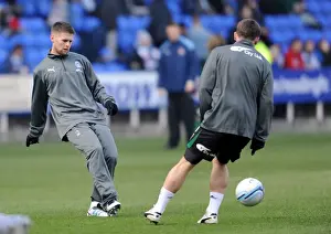 Images Dated 2012 February: Oliver Norwood's Intense Focus: Coventry City Players Gear Up for Npower Championship Showdown against Reading