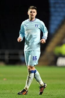Images Dated 14th February 2012: Oliver Norwood's Thrilling Performance: Coventry City vs. Leeds United (2012) - Ricoh Arena Showdown