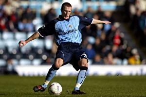 13-03-2004 v Burnley Collection: Peter Clarke in Action: Coventry City vs Burnley (Division One, March 13, 2004)