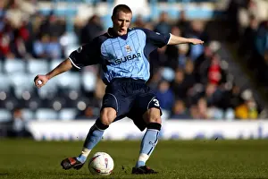 Images Dated 2004: Peter Clarke in Action: Coventry City vs Burnley (Division One, March 13, 2004)