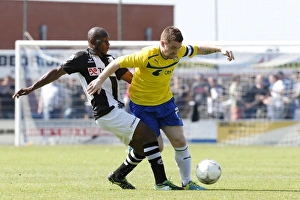 Images Dated 2013 July: Pre-Season Friendly Showdown: Kwame Quansah vs