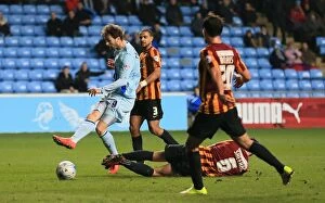 Images Dated 10th March 2015: Proschwitz Pursues League One Victory: Coventry City vs Bradford City Showdown