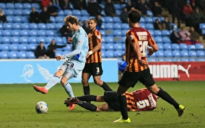 Images Dated 2015 March: Proschwitz Pursues League One Victory: Coventry City vs Bradford City Showdown