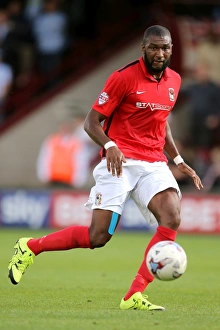 Images Dated 2015: Reda Johnson spearheads Coventry City's Sky Bet League One Attack at Scunthorpe United
