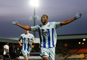 Images Dated 2014 December: Reda Johnson's Thunderbolt: Coventry City's Opening Salvo vs Port Vale in Sky Bet League One
