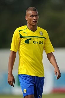 Images Dated 28th July 2012: Reece Brown in Action: Coventry City's Pre-Season Victory over Nuneaton Town at Liberty Way Stadium