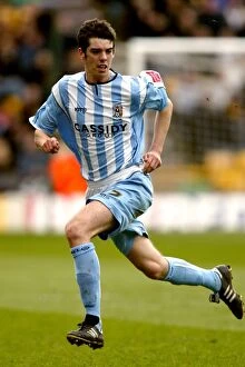 08-04-2006 v Wolverhampton Wanderers Collection: Richard Duffy Faces Off Against Wolverhampton Wanderers at Molineux Stadium (Coventry City vs)