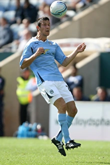 Images Dated 2010 September: Richard Keogh in Action: Coventry City vs