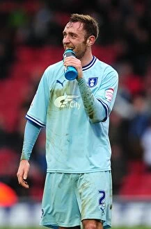 Images Dated 17th March 2012: Richard Keogh in Action: Coventry City vs. Watford (Championship, 17-03-2012)