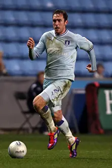 Richard Keogh in Action: Coventry City vs Cardiff City, Npower Championship (22-11-2011) - Ricoh Arena