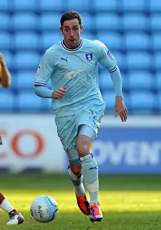 Richard Keogh Faces Burnley: Coventry City FC vs Burnley, Npower Championship (22-10-2011) - Ricoh Arena